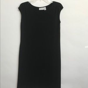 Chico’s Tee shirt dress Black womens Chico's size 1 Small or womens size 8